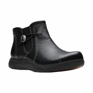 NEW CLARKS women's certina joy boots - medium in black